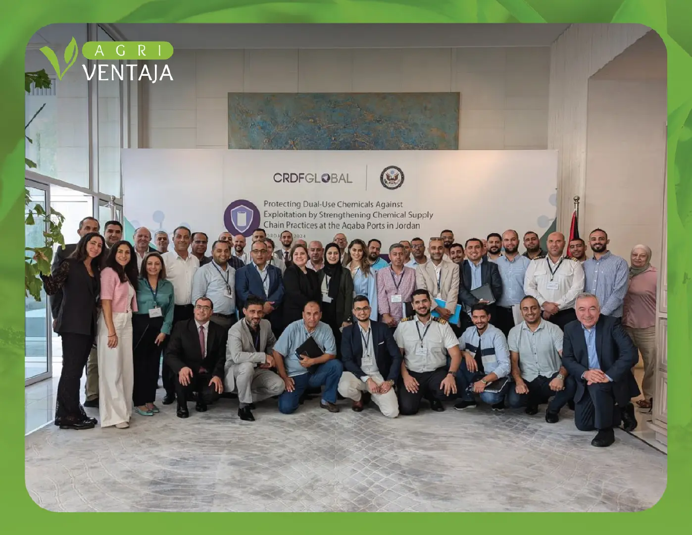 Group photo of participants in Aqaba
